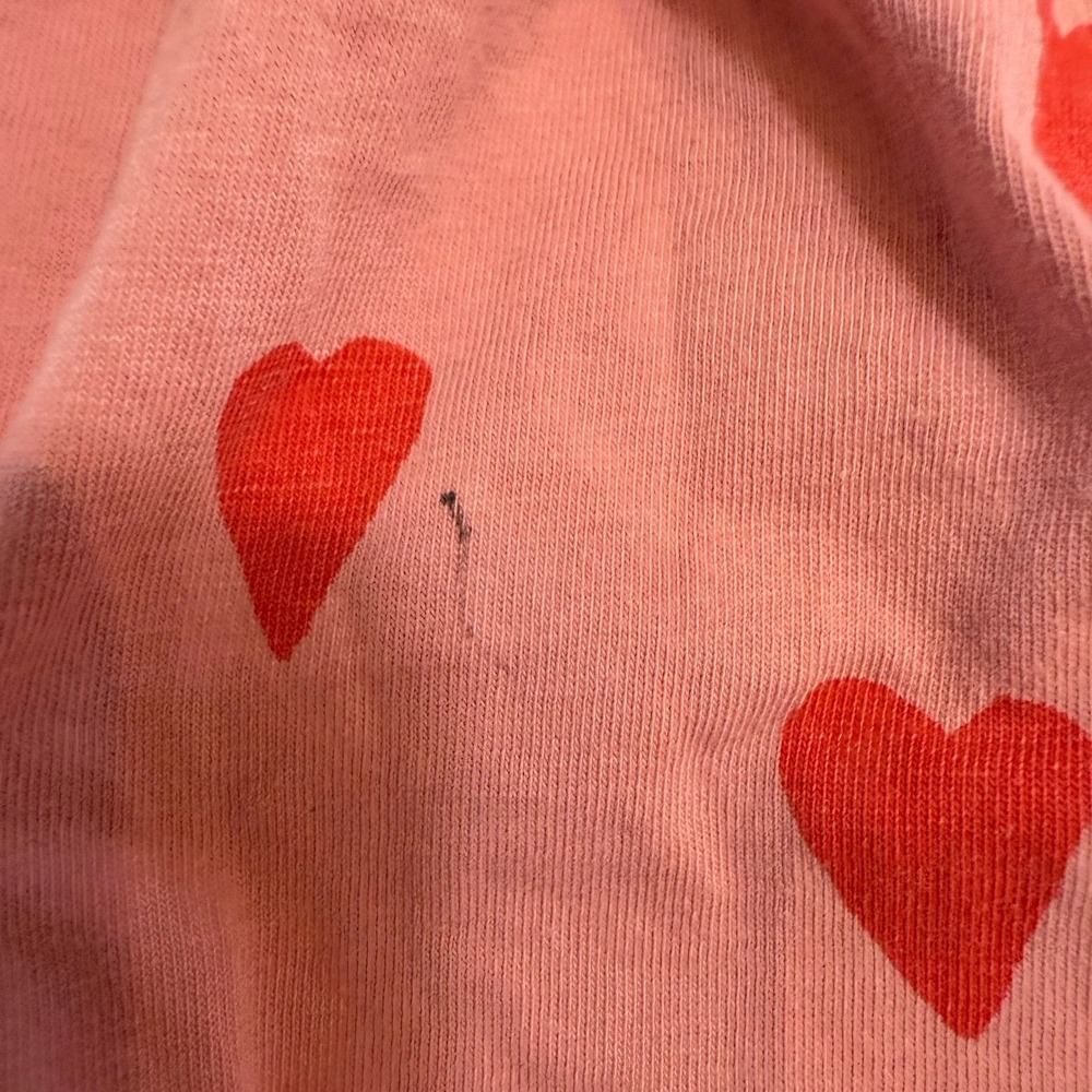 Tea collection girls striped pink heart dress size 10 - Picture 2 of 9